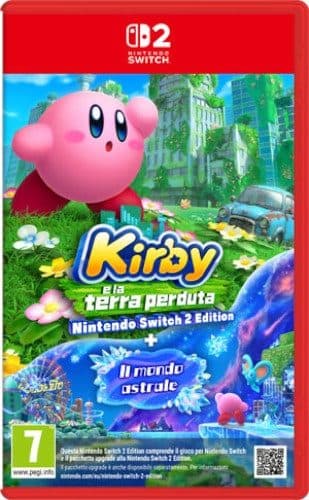 Kirby e la Terra Perduta Switch 2 Edition + Il Mondo Astrale - Nintendo 045496312961