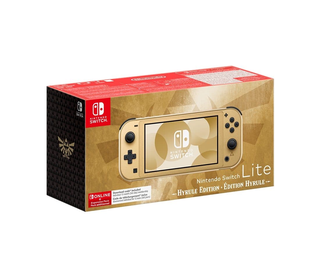 Nintendo Switch Lite Edizione HYRULE + 12 mesi NSO - Nintendo Console 045496453893