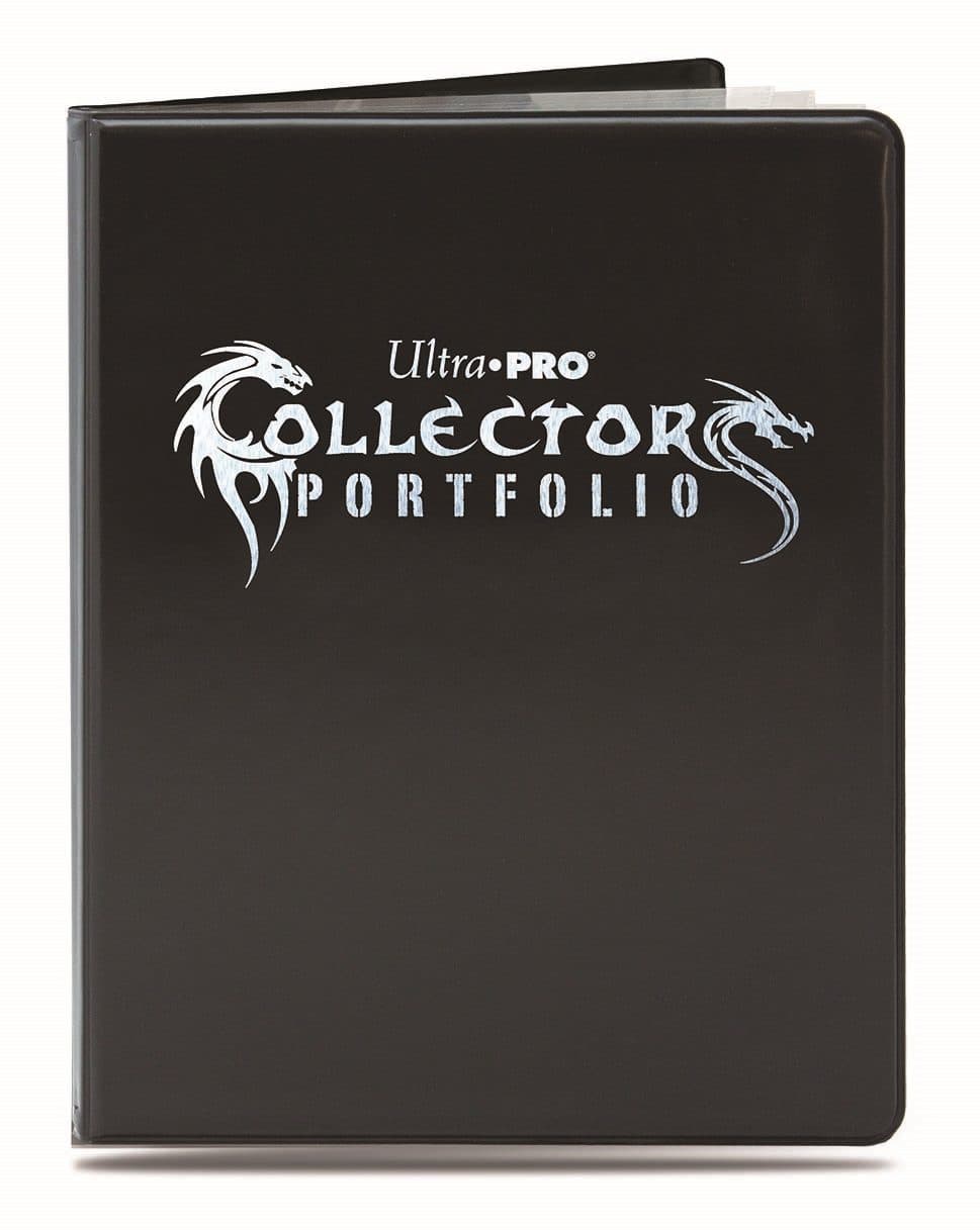ULTRA PRO Portfolio 9-Pocket Gaming Collectors - Black - 074427843953