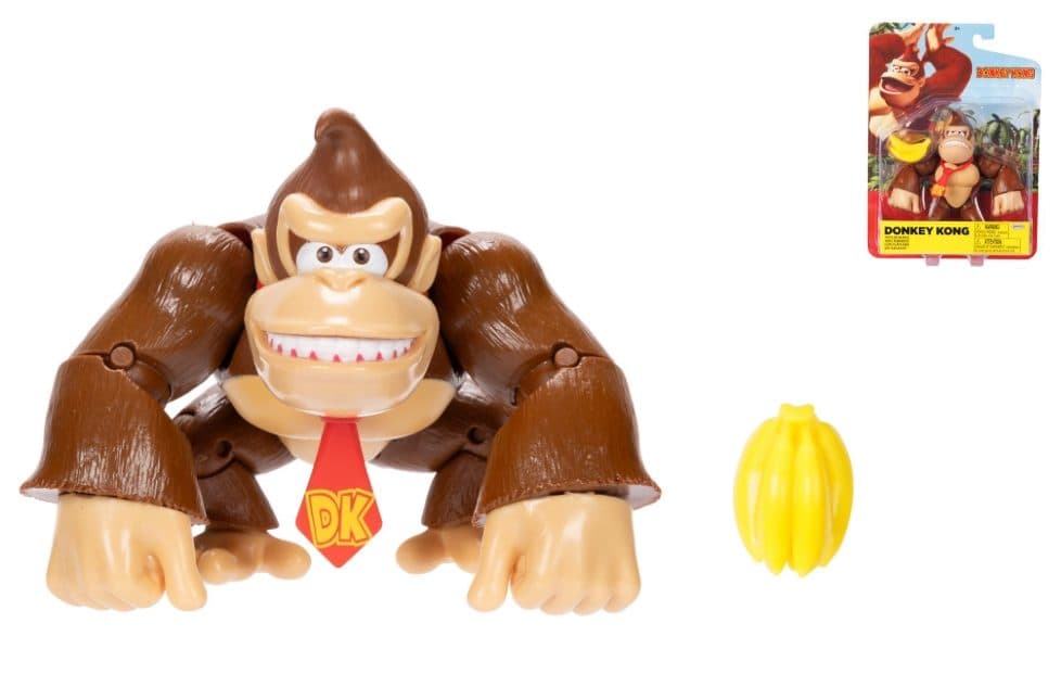 JAKKS PACIFIC Donkey Kong Action Figure di Donkey Kong 10 cm - 192995432956