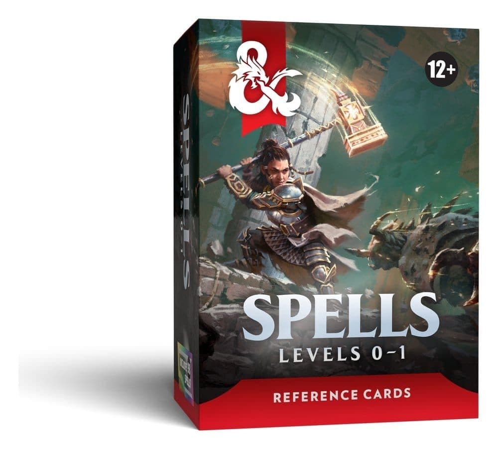 Dungeons & Dragons - Reference Cards: Spells (Levels 0-1) - ENG - Wizards D&D 195166335001