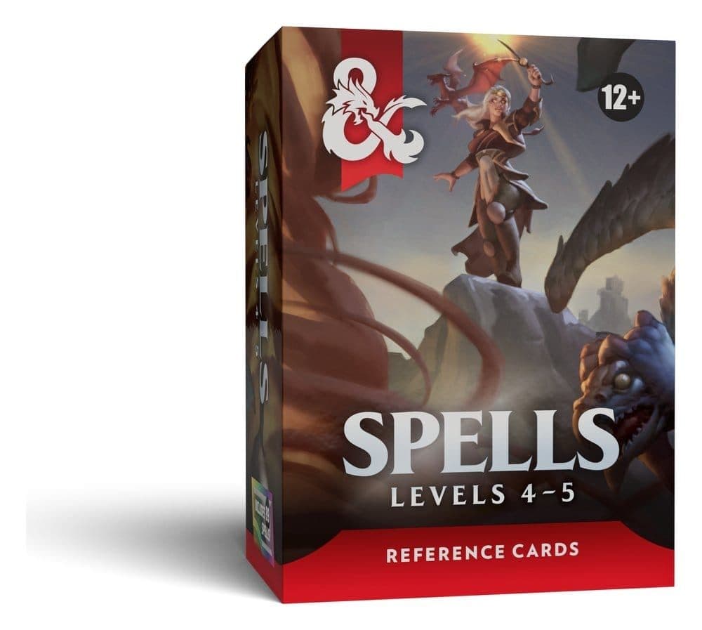 Dungeons & Dragons - Reference Cards: Spells (Levels 4-5) - ENG - Wizards D&D 195166335049