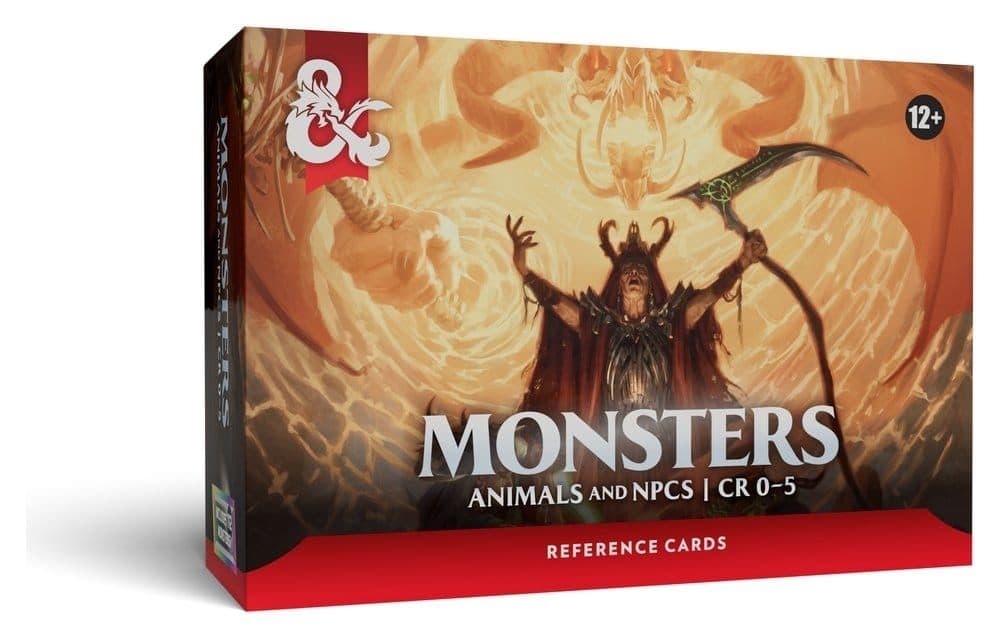 Dungeons & Dragons - Reference Cards: Monsters (Animals and NPCs) - ENG - Wizards D&D 195166335100