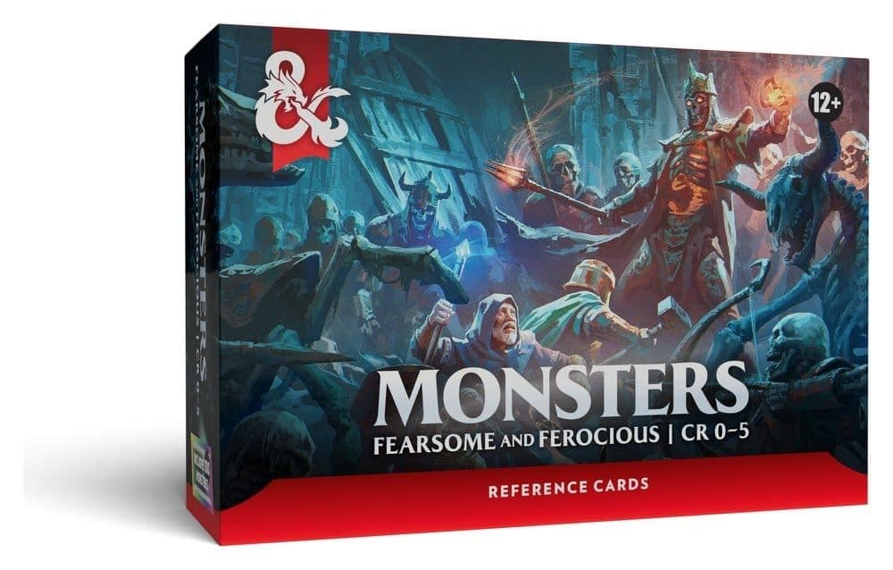 Dungeons & Dragons - Reference Cards: Monsters (Fearsome and Ferocious) - ENG - Wizards D&D 195166335162