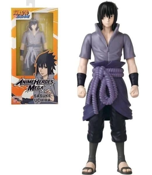 BANDAI RED Naruto: Anime Heroes Mega - Sasuke Uchiha 30cm - 3296580381524