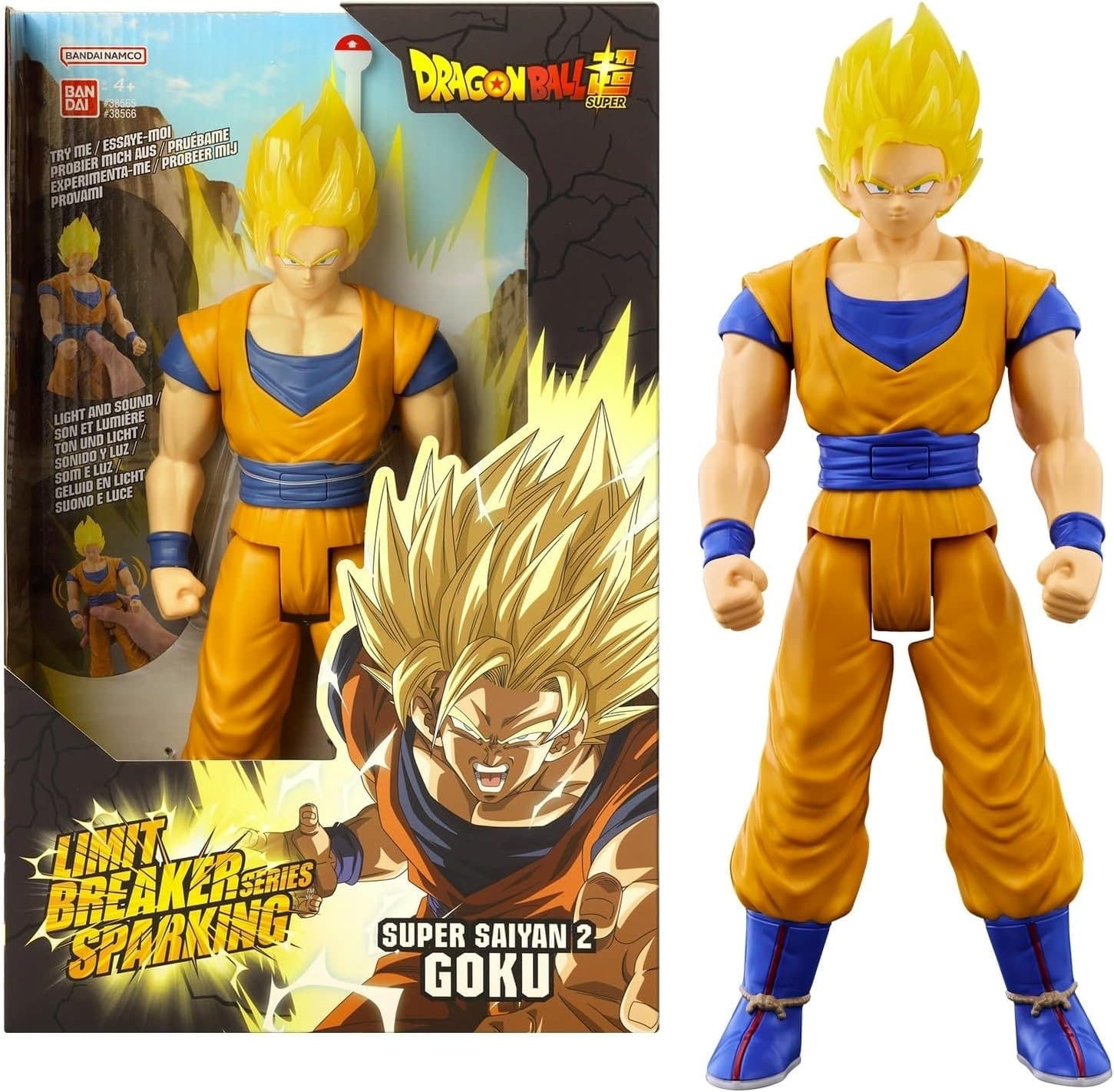 BANDAI RED Dragon Ball: Limit Breaker Sparking - Goku Super Sayan 2 30cm - 3296580385669