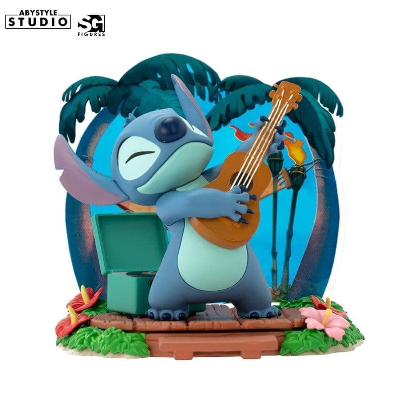 ABYSTYLE DISNEY - "Stitch Guitar" Figure SFC 10 cm - 3665361141617