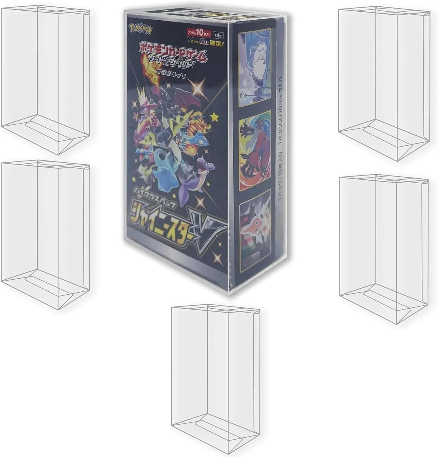EVORETRO - PET Protector High Class Pack Display Japanese Pokemon 5pz - 3701492103411