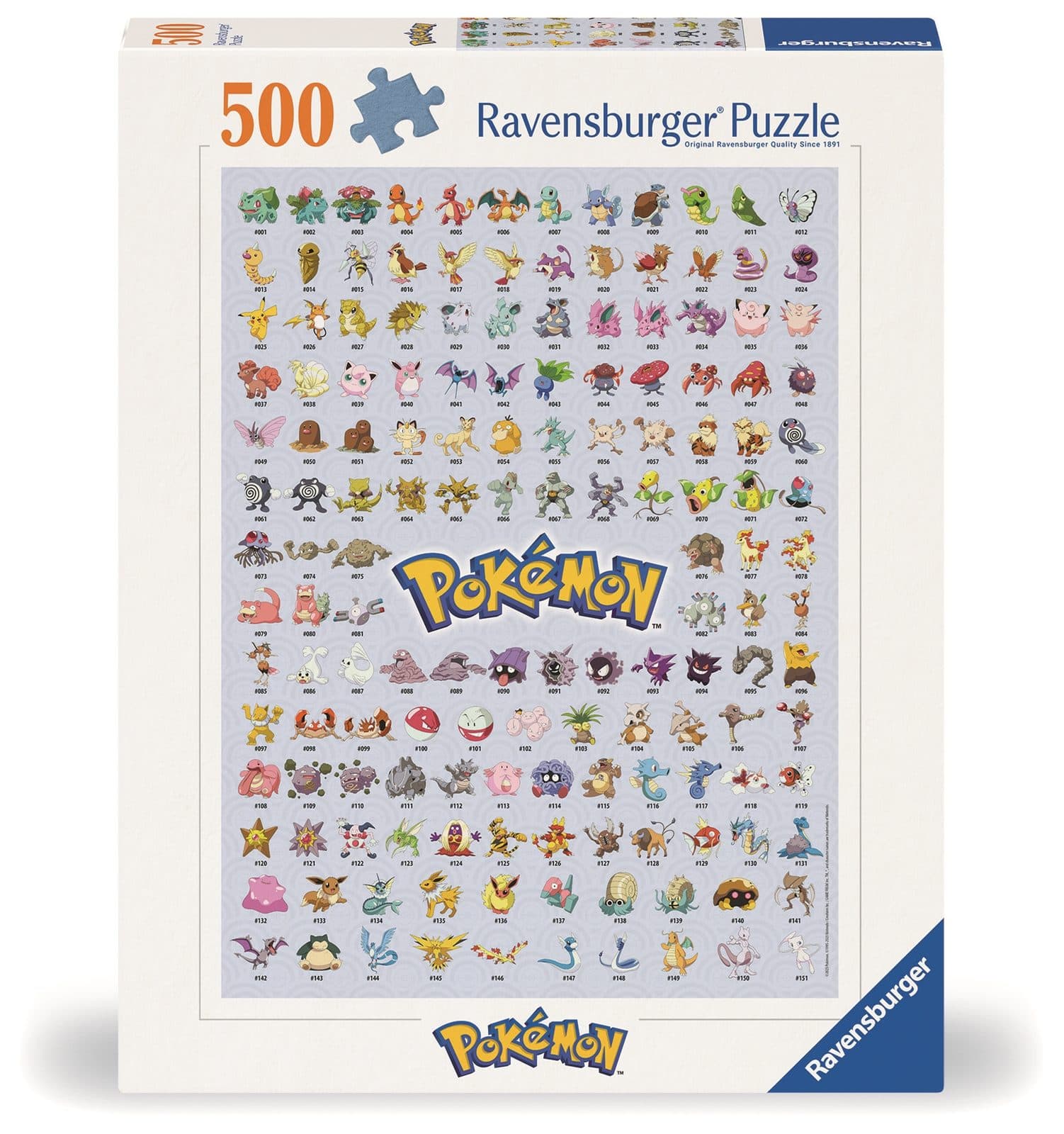 RAVENSBURGER Pokémon 500 pc - 4005555005117