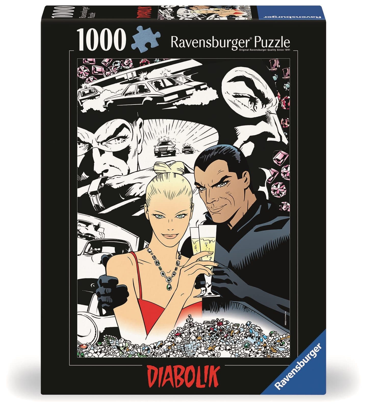 RAVENSBURGER Diabolik Puzzle licenziato 1000 pz - 4005555005988