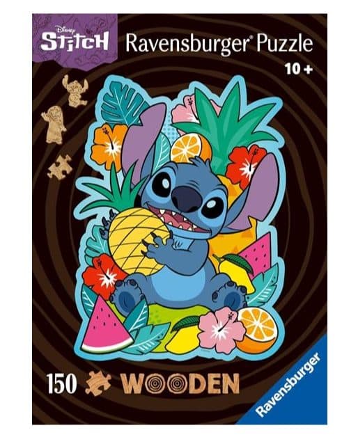RAVENSBURGER Disney Stitch - 150 pezziPuzzle di legno - 4005555007586