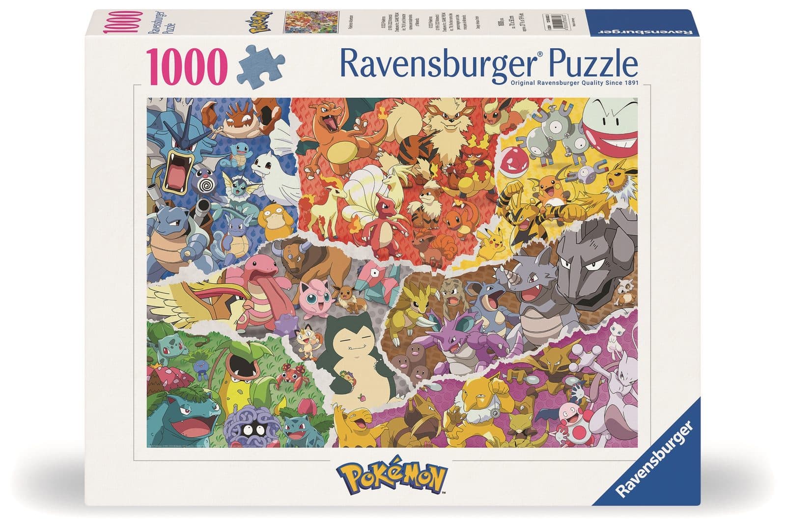 RAVENSBURGER Pokémon Puzzle licenziato 1000 pz - 4005555008323