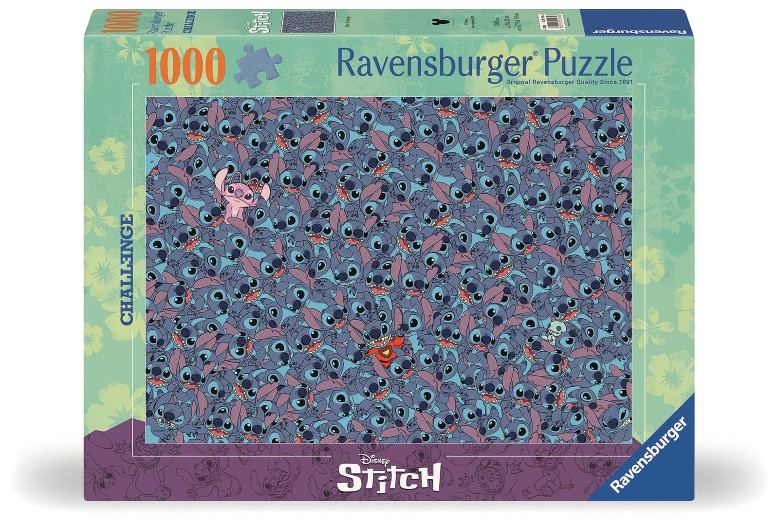 RAVENSBURGER Stitch Challenge Puzzle licenziato 1000 pz - 4005555012658