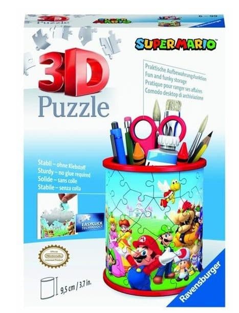 RAVENSBURGER Puzzle 3D Super Mario Pencil Cup - 4005556112555