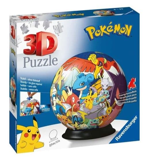 RAVENSBURGER Pokemon3D Puzzleball 72 pezzi - 4005556117857