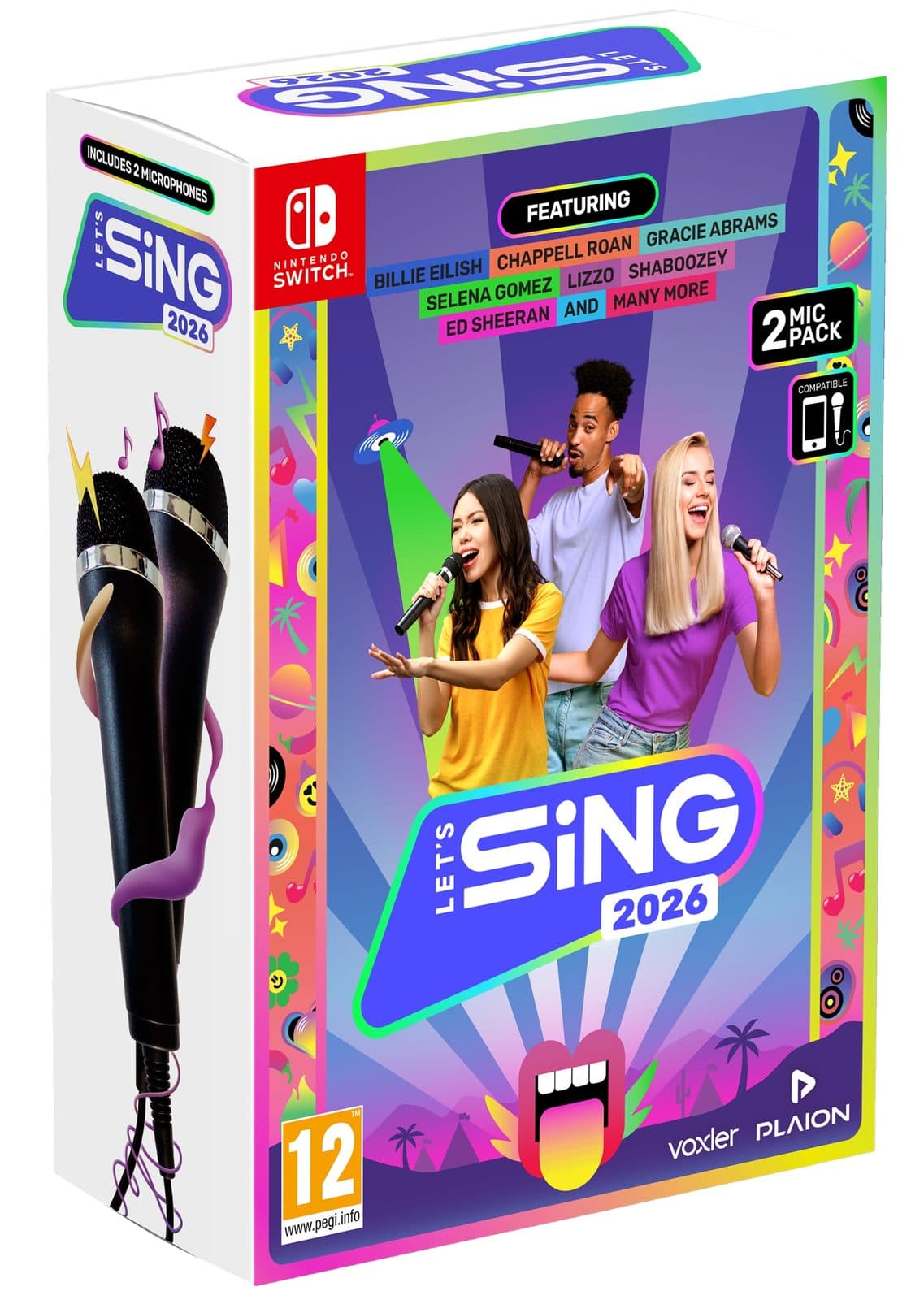 Let's Sing 2026 International Version [+ 2 Mics] - Plaion 4020628555252