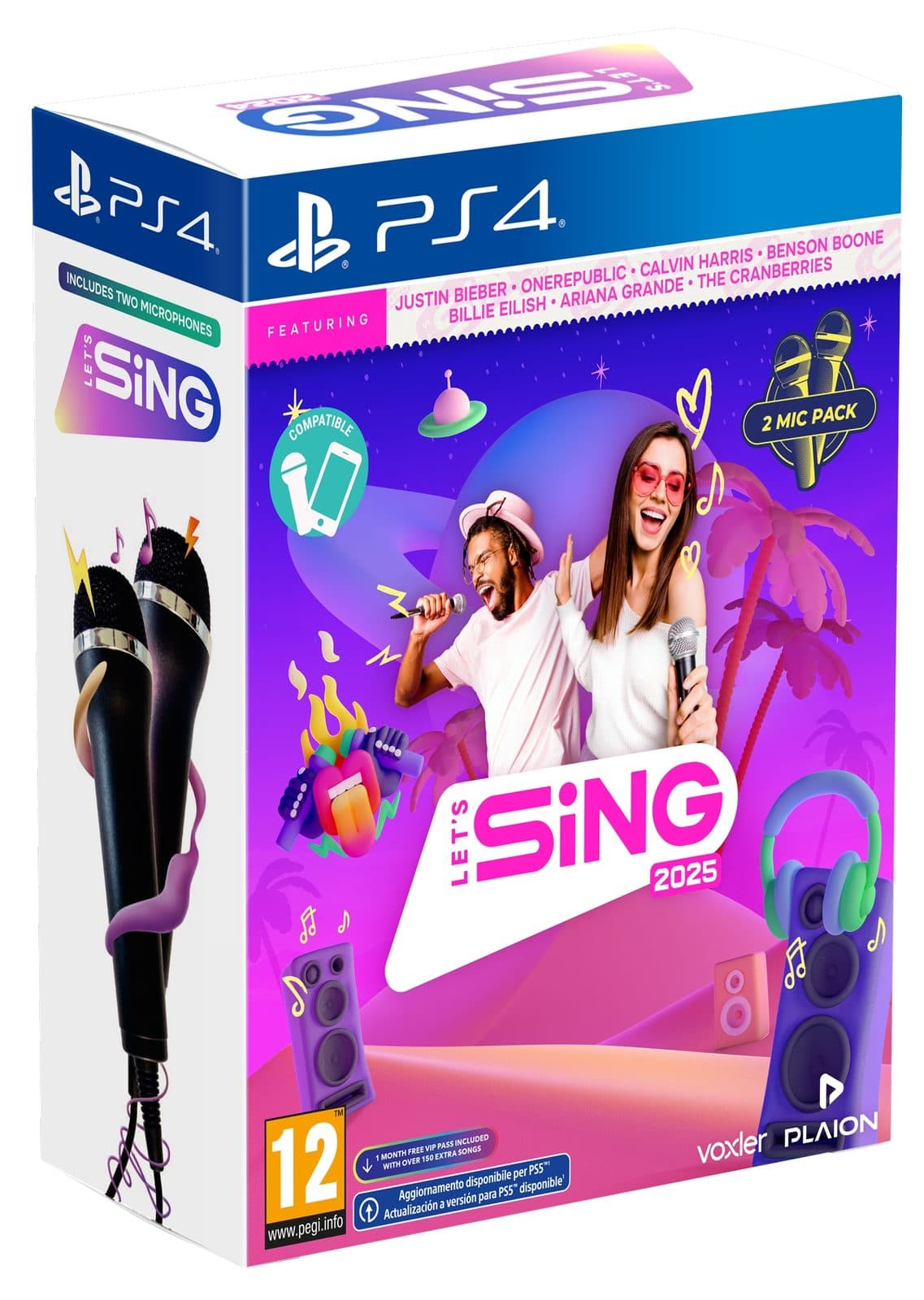 Let's Sing 2025 International Version [+ 2 Mics] - Plaion 4020628582135