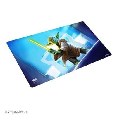 ASMODEE 6855 - STAR WARS UNLIMITED - CREPUSCOLO DELLA REPUBBLICA: PRIME GAME MAT - YODA - 4251715416747