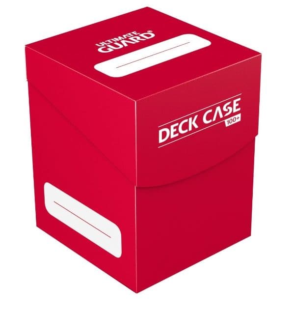 ULTIMATE GUARD Deck Case 100+ Standard Size Red - 4260250075098