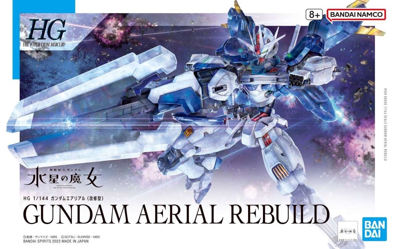 88252 BANDAI - Hg Gundam Aerial Rebuild 1/144 - 4573102650962