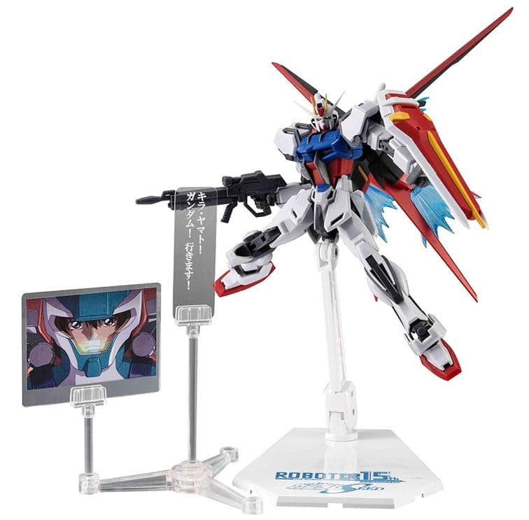 BANDAI - THE ROBOT SPIRITS SIDE MS GAT X105 AQM E X01 AILE STRIKE GUNDAM V ANIME ROBOT SPIRITS - Tamashii Nations 4573102655493