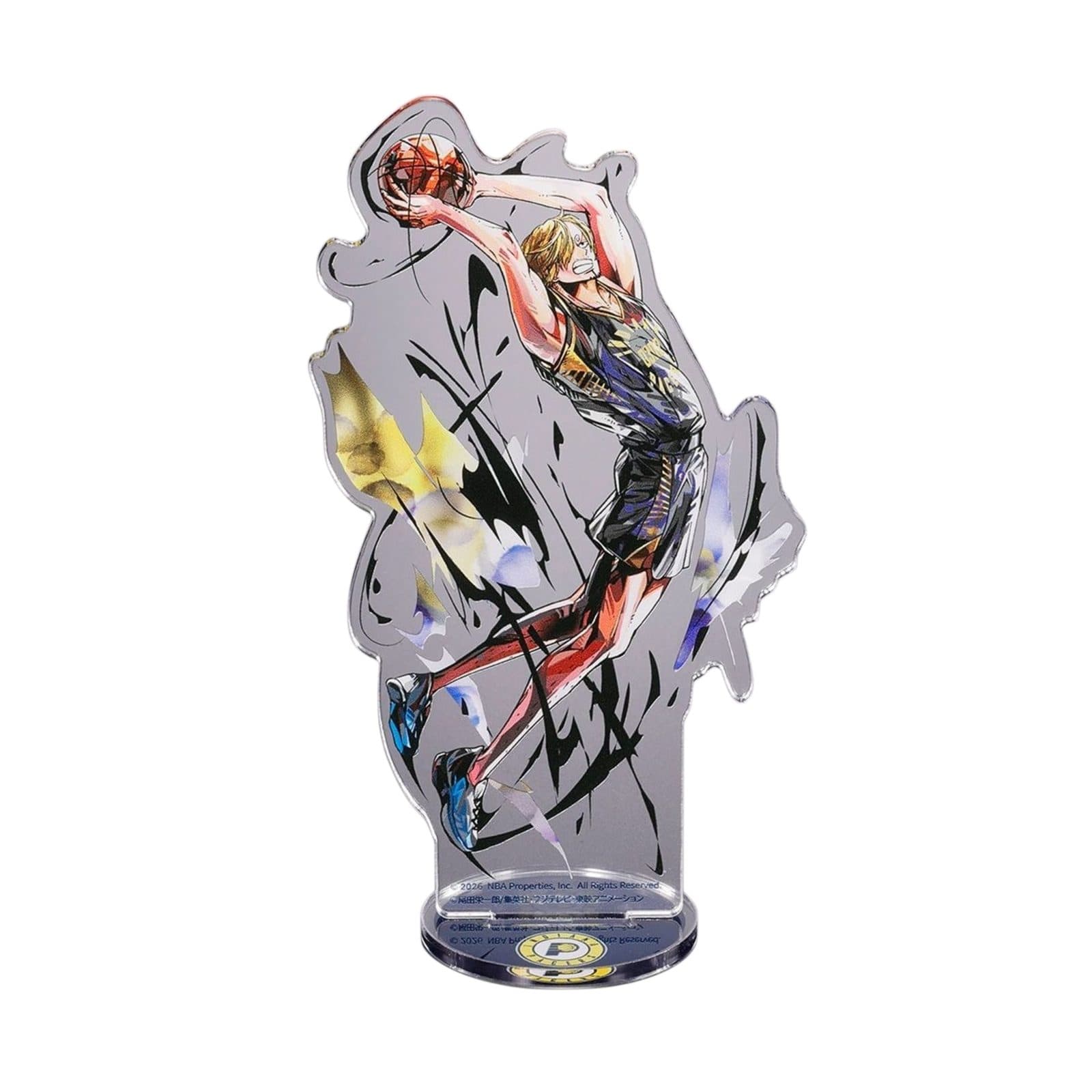 ONE PIECE x NBA: Acrylic Stand - Sanji x Indiana Pacers (Prodotto da collezione) - GEJ 4582770037357