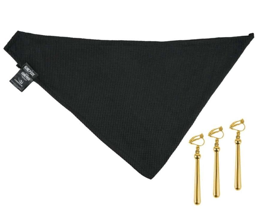 CINEREPLICAS 103485 - Set di bandana e orecchini : "ZORO" - 4895205618800