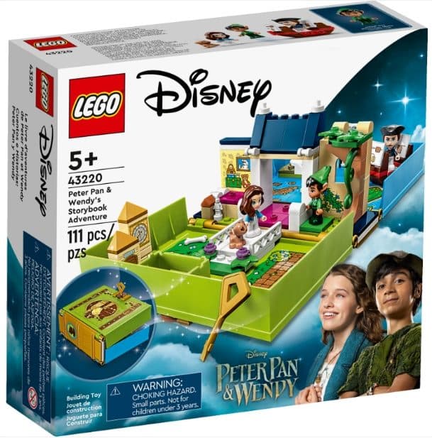 LEGO 43220 DISNEY - L’avventura nel libro delle fiabe di Peter Pan e Wendy - 5702017424873