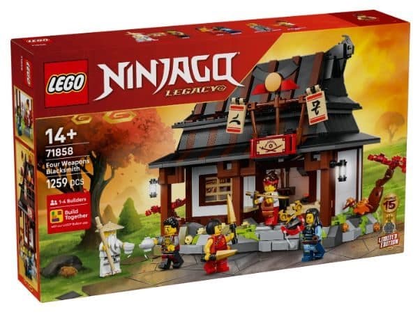 LEGO 71858 NINJAGO - La bottega delle Quattro Armi – 15 anniversario - 5702018031995