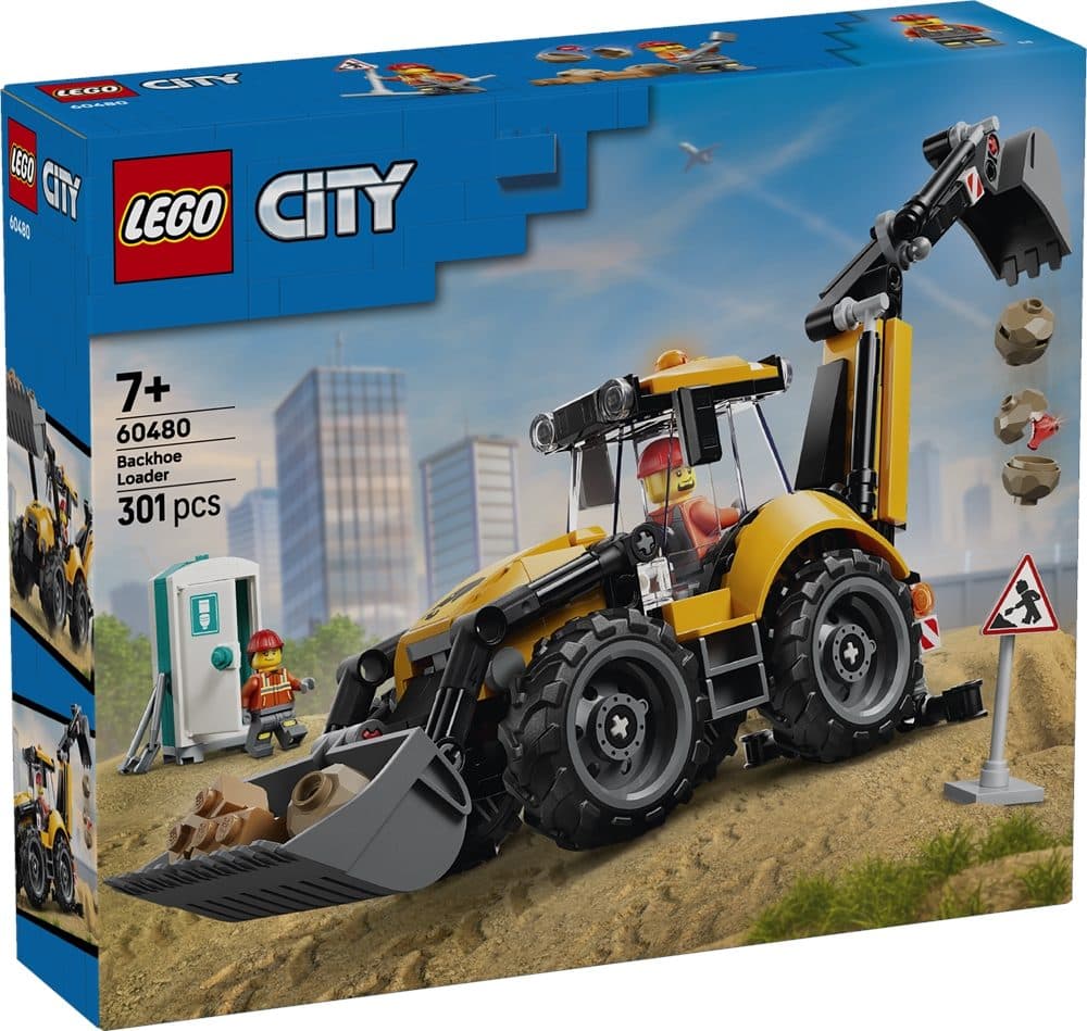 LEGO 60480 CITY - Scavatrice da cantiere gialla - 5702018056806