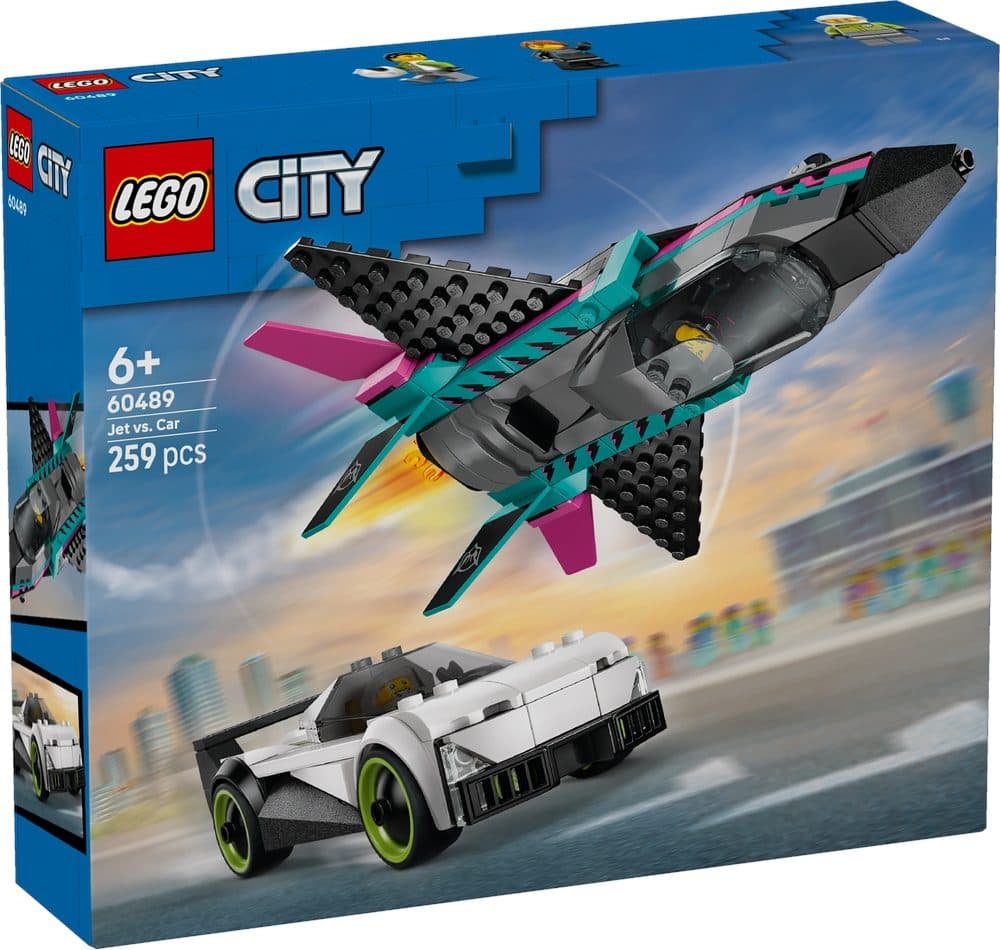 LEGO 60489 CITY - Jet contro Auto sportiva - 5702018056820