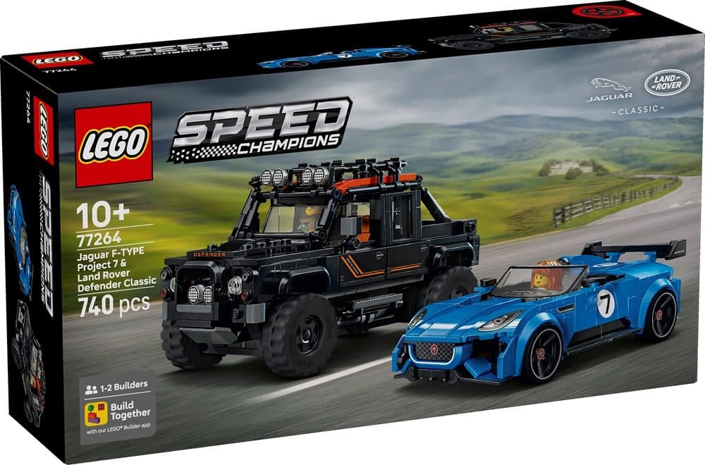 LEGO 77264 SPEED CHAMPIONS - Jaguar Project 7 e Land Rover Defender - 5702018068434
