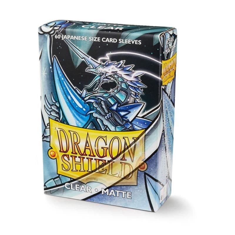 DRAGON SHIELD Small Sleeves - Japanese Matte Clear (60 Sleeves) - 5706569111014