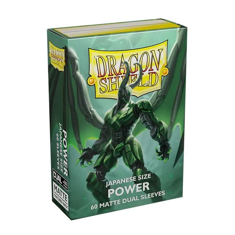 DRAGON SHIELD Small Sleeves - Japanese Matte Dual Power (60 Sleeves) - 5706569151638