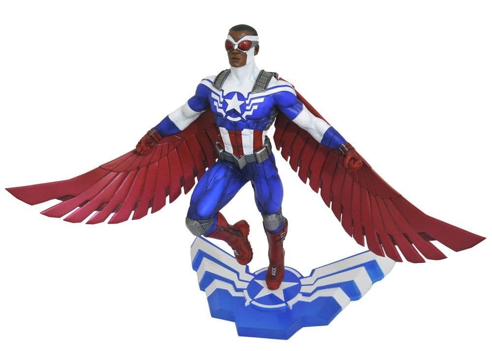 Marvel Gallery: Captain America Sam Wilson PVC Statue 25 cm - Diamond Select 699788815243