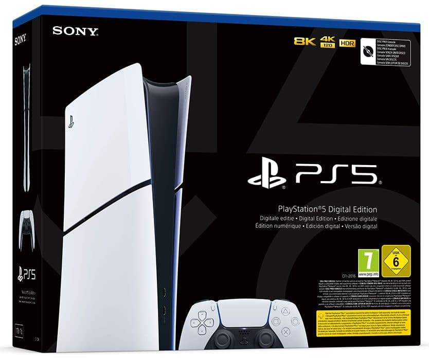 Playstation 5 Slim Digital Chassis E 825GB - Sony Console 711719020837