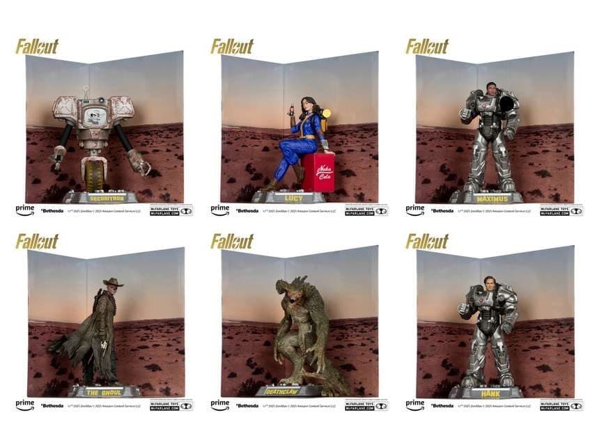Mcfarlane toys 110406 - Movie maniacs fallout wave 3 assortment set (6) - 787926141252