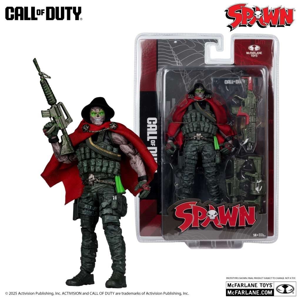 McFarlaneToys 110180 - Call of duty 7 inch burned spawn action figure - Mcfarlane Toys 787926902365