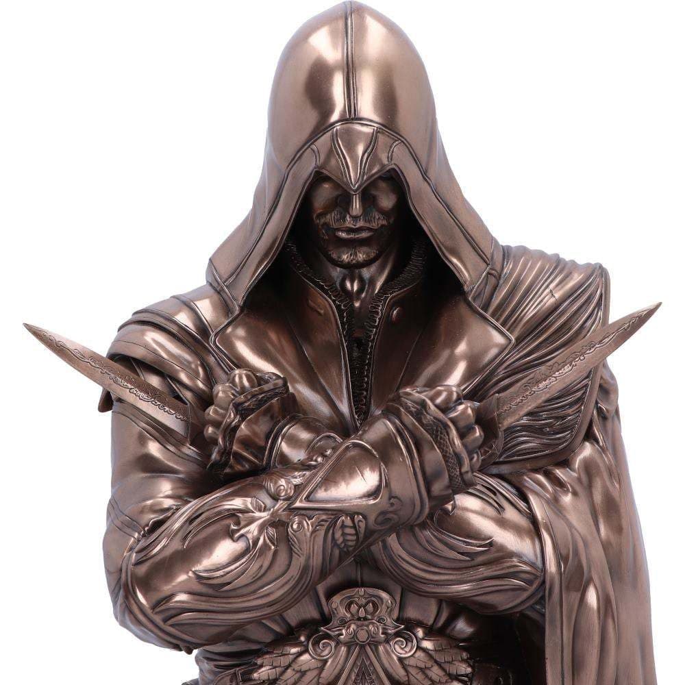 89720 - ASSASSIN CREED EZIO AUDITORE BUST BOX BRONZE 30 CM - GED 801269150686