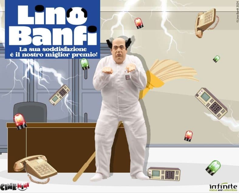 101161 - Lino banfi la sua soddisfazione e' il nostro miglior premio cinemini pvc - GED 8033300431252