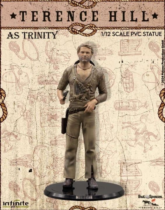 101166 - Terence hill as trinity 1/12 pvc statue - GED 8033300431382
