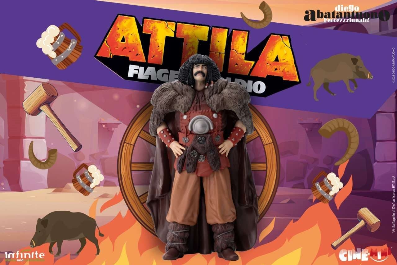 106530 - Diego abatantuono attila il flagello di dio cine-mini pvc - Infinite Statue 8033300431788