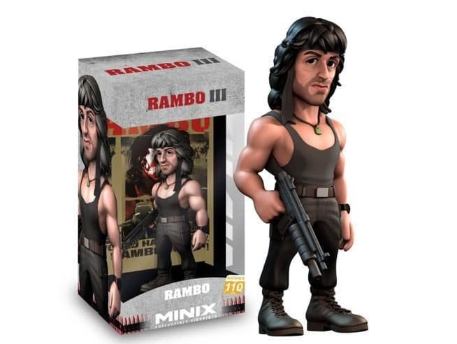 MINIX Collectible Figurines - Rambo w/T-shirt (DAMAGED BOX) - 8033986574878D