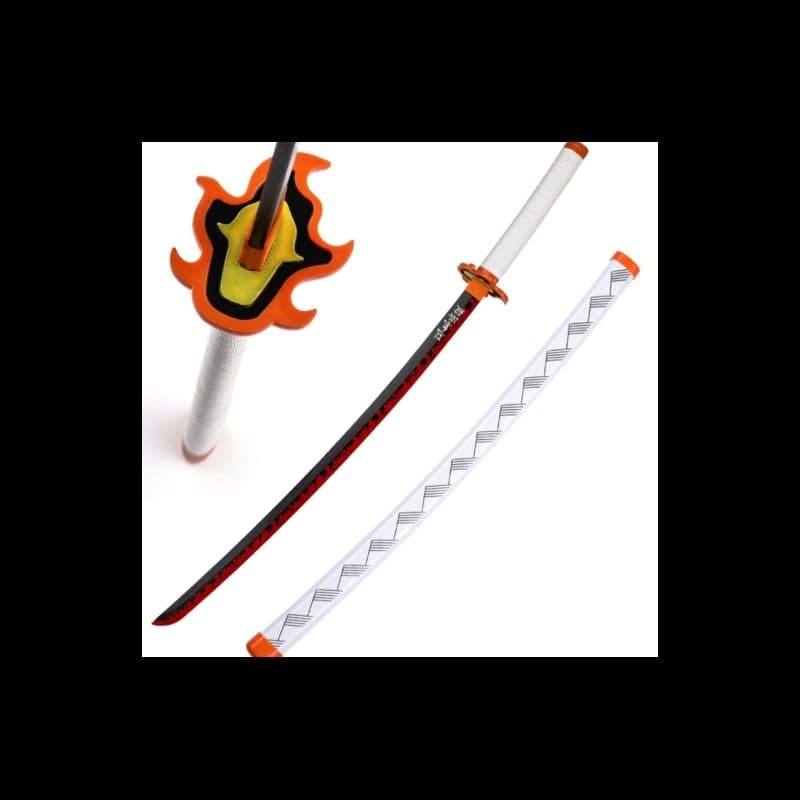 FL21513.55 Katana Fantasy Bianca e Arancione - Bamboo 103cm - Med 8055384621671
