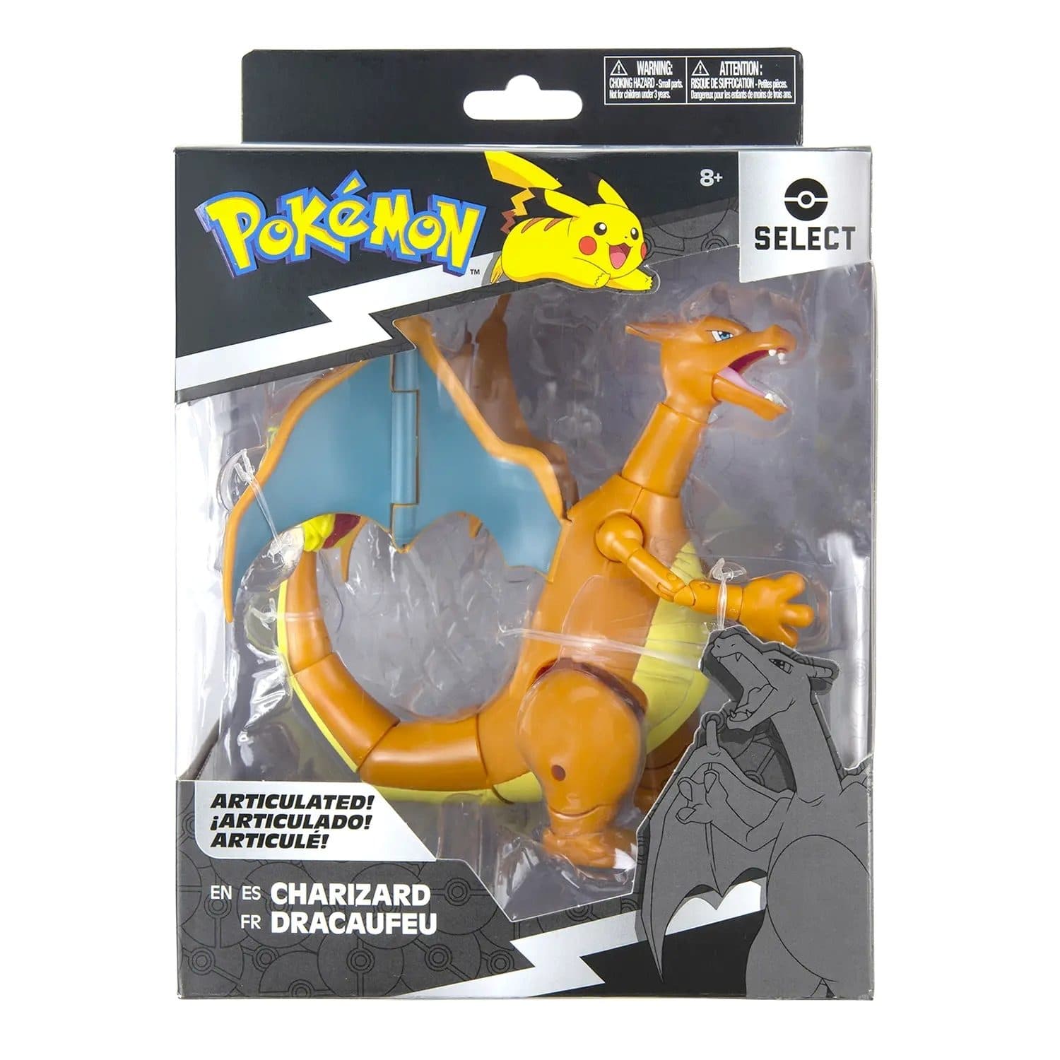 JAZWARES Select: Pokemon - Charizard 12cm - 8059571752025