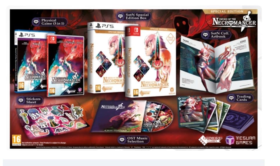 Sword of the Necromancer Collection Edition version EU - 8436016712279