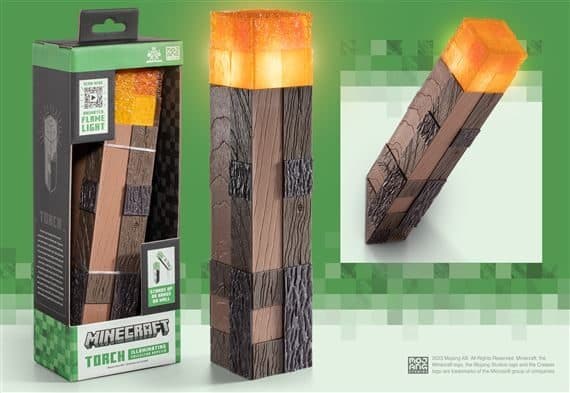 Minecraft - Torcia luminosa Replica da collezione - Noble Collection 849421009434