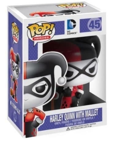 FUNKO POP DC Comics - 45 Harley Queen with Mallet 9 cm (DAMAGED BOX) - 849803036386D