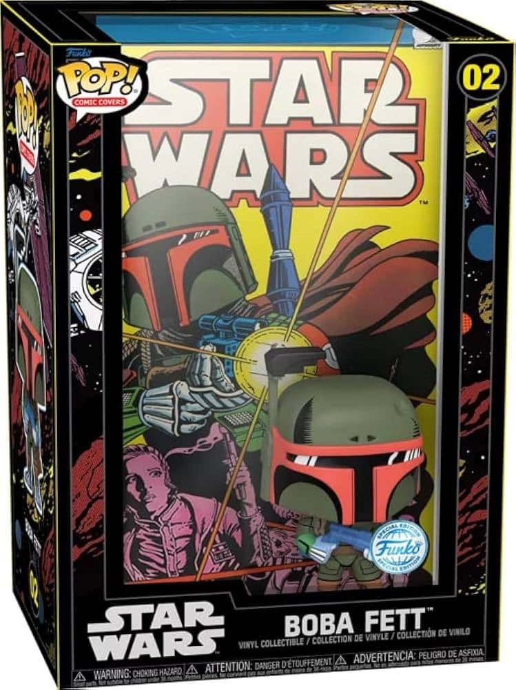 FUNKO POP Cover: Star Wars - 02 Boba Fett (Exclusive) (DAMAGED BOX) - 889698609968D