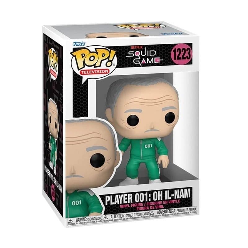 FUNKO POP Squid Game - 1223 Oh Il-Nam 001 9 cm (DAMAGED BOX) - 889698647960D